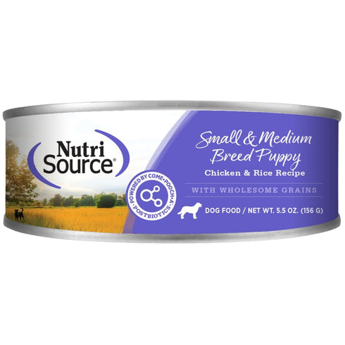 NutriSource Small & Medium Breed Puppy Wet Dog Food 5.5oz - Poudre Pet & Feed Supply